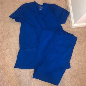 Cherokee Royal blue scrubs